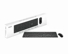 Kit Teclado Y Mouse Msi Forge K210 Wireless, Mecanico, Inalambrico, 1600 Dpi, Ingles, Negro